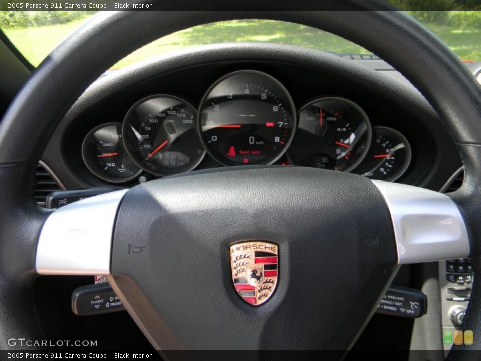 Black Interior Gauges for the 2005 Porsche 911 Carrera Coupe #96454732