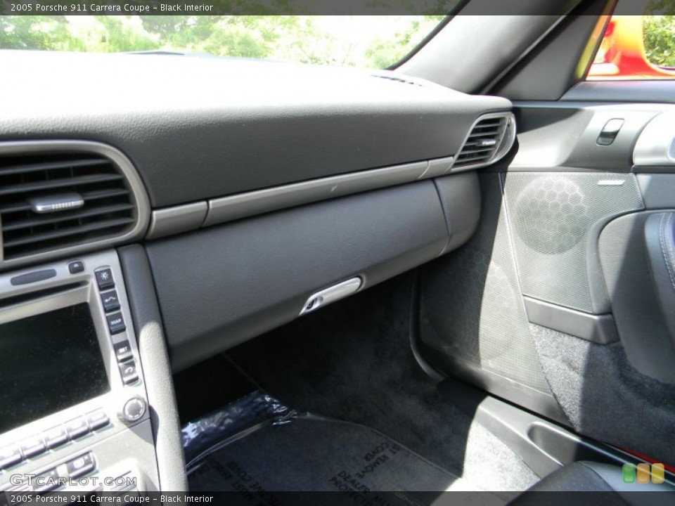 Black Interior Dashboard for the 2005 Porsche 911 Carrera Coupe #96454956