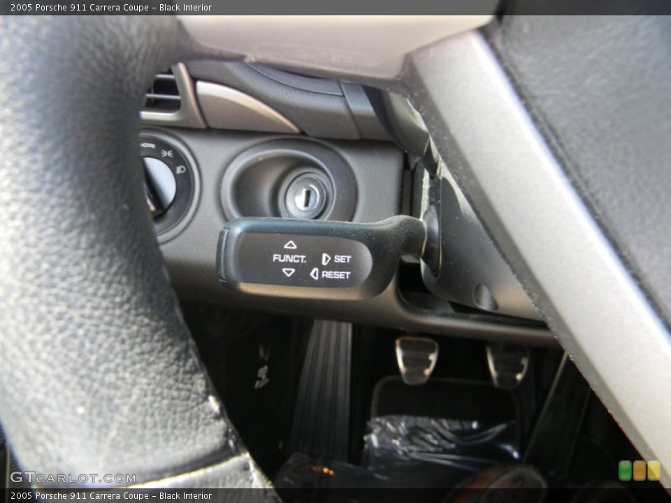 Black Interior Controls for the 2005 Porsche 911 Carrera Coupe #96454978