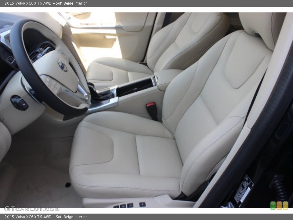 Soft Beige Interior Front Seat for the 2015 Volvo XC60 T6 AWD #96456364