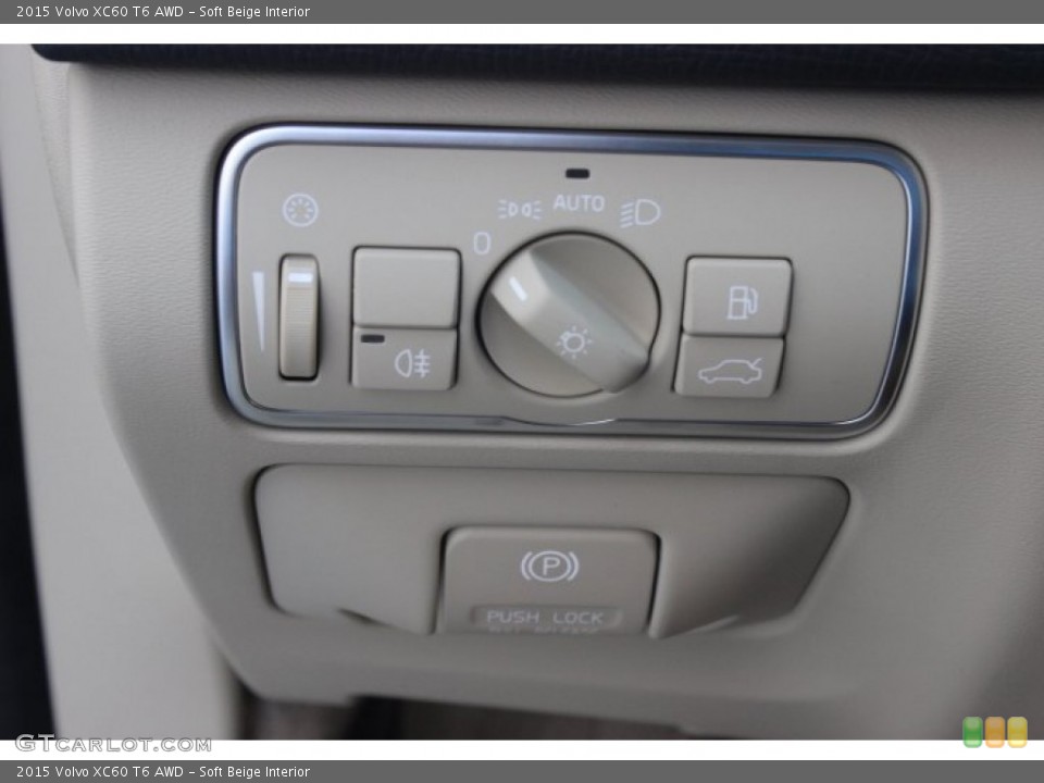 Soft Beige Interior Controls for the 2015 Volvo XC60 T6 AWD #96456593