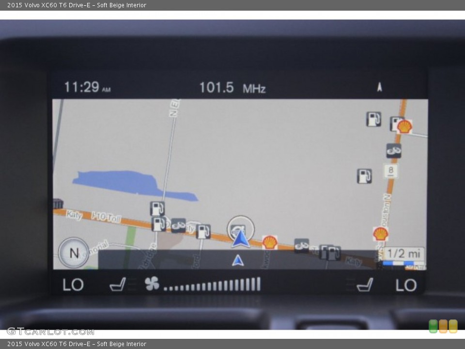 Soft Beige Interior Navigation for the 2015 Volvo XC60 T6 Drive-E #96458053