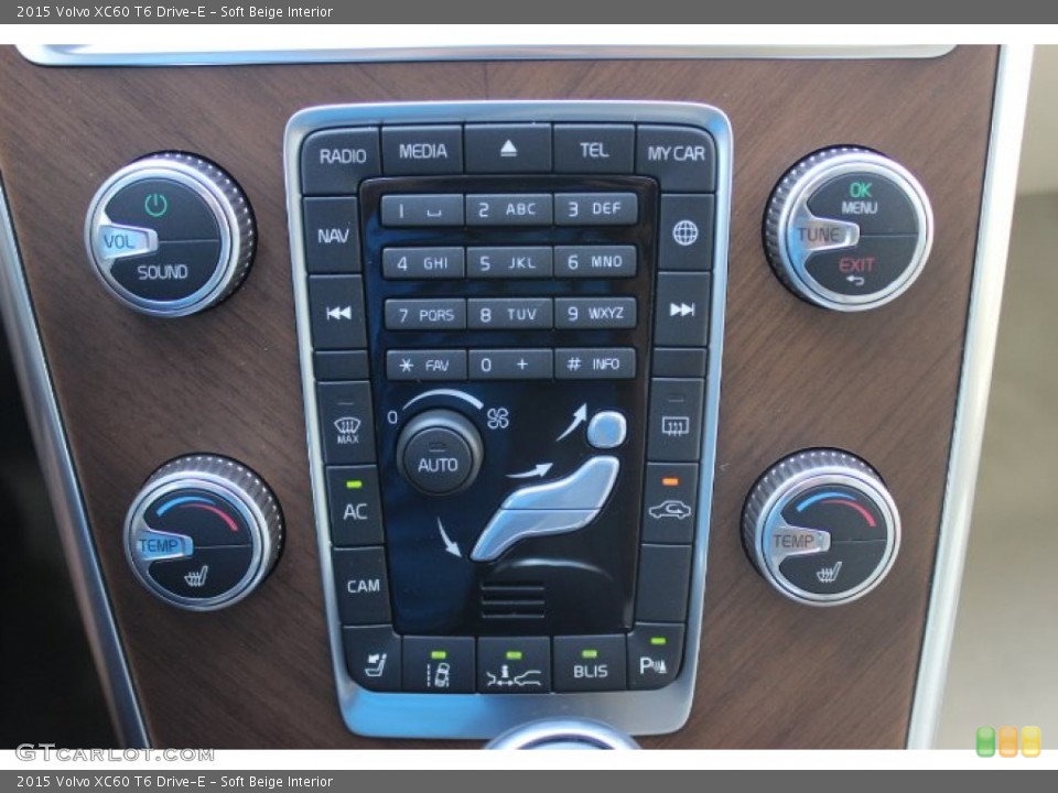 Soft Beige Interior Controls for the 2015 Volvo XC60 T6 Drive-E #96458119