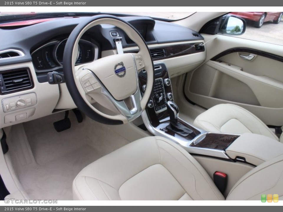Soft Beige Interior Photo for the 2015 Volvo S80 T5 Drive-E #96463077