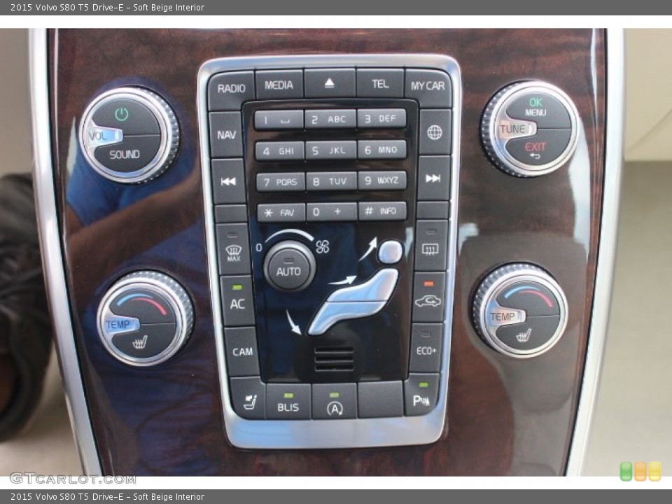 Soft Beige Interior Controls for the 2015 Volvo S80 T5 Drive-E #96463288