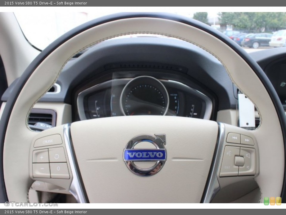 Soft Beige Interior Steering Wheel for the 2015 Volvo S80 T5 Drive-E #96463306