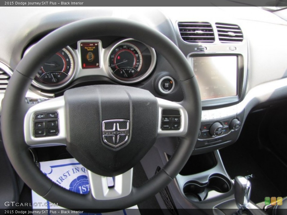 Black Interior Steering Wheel for the 2015 Dodge Journey SXT Plus #96465790