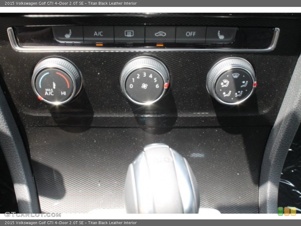 Titan Black Leather Interior Controls for the 2015 Volkswagen Golf GTI 4-Door 2.0T SE #96466021