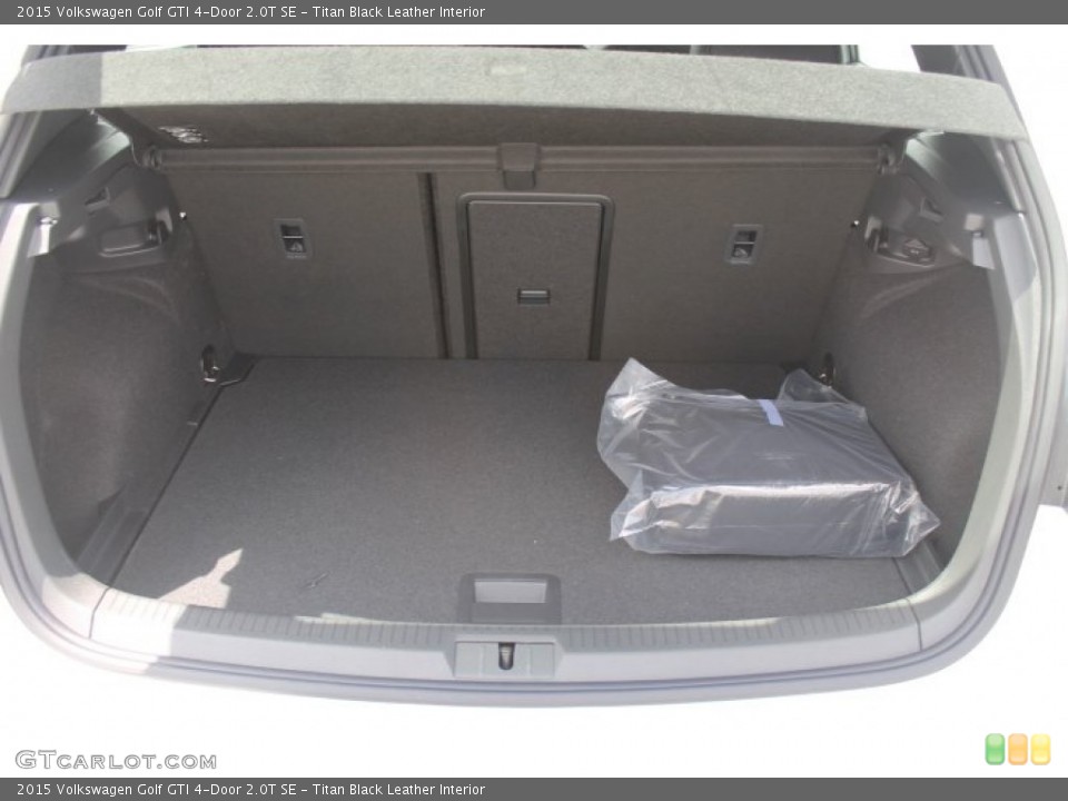 Titan Black Leather Interior Trunk for the 2015 Volkswagen Golf GTI 4-Door 2.0T SE #96466162