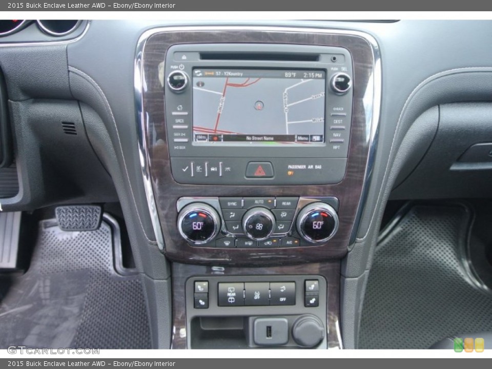 Ebony/Ebony Interior Controls for the 2015 Buick Enclave Leather AWD #96468784