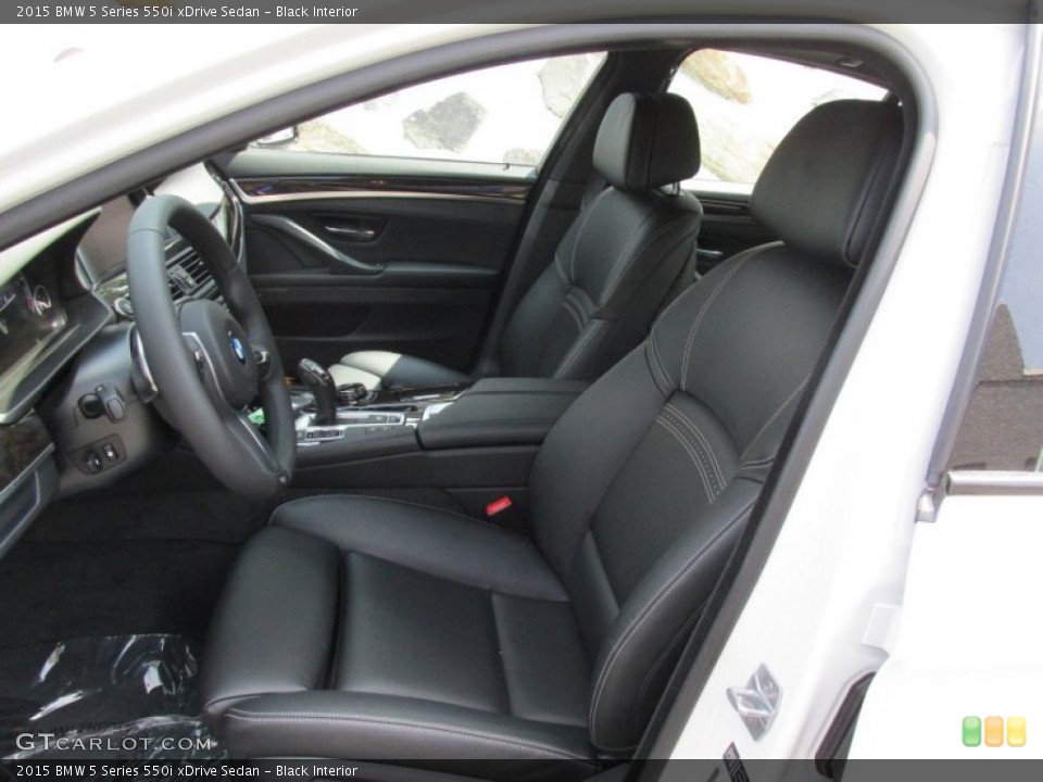 Black Interior Photo for the 2015 BMW 5 Series 550i xDrive Sedan #96478126