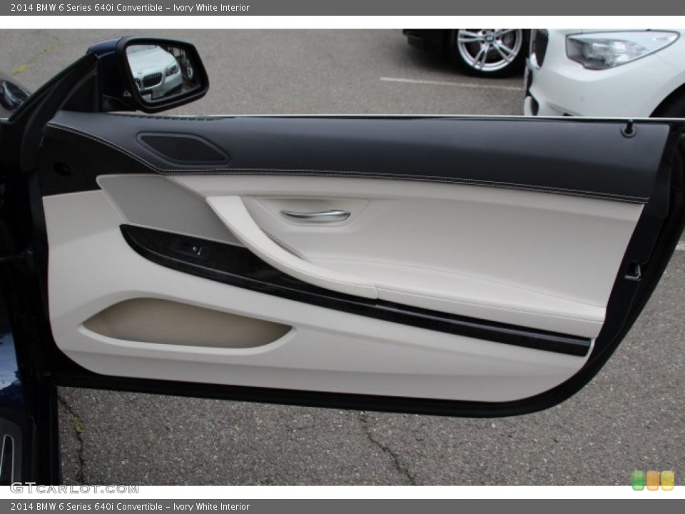 Ivory White Interior Door Panel for the 2014 BMW 6 Series 640i Convertible #96479068