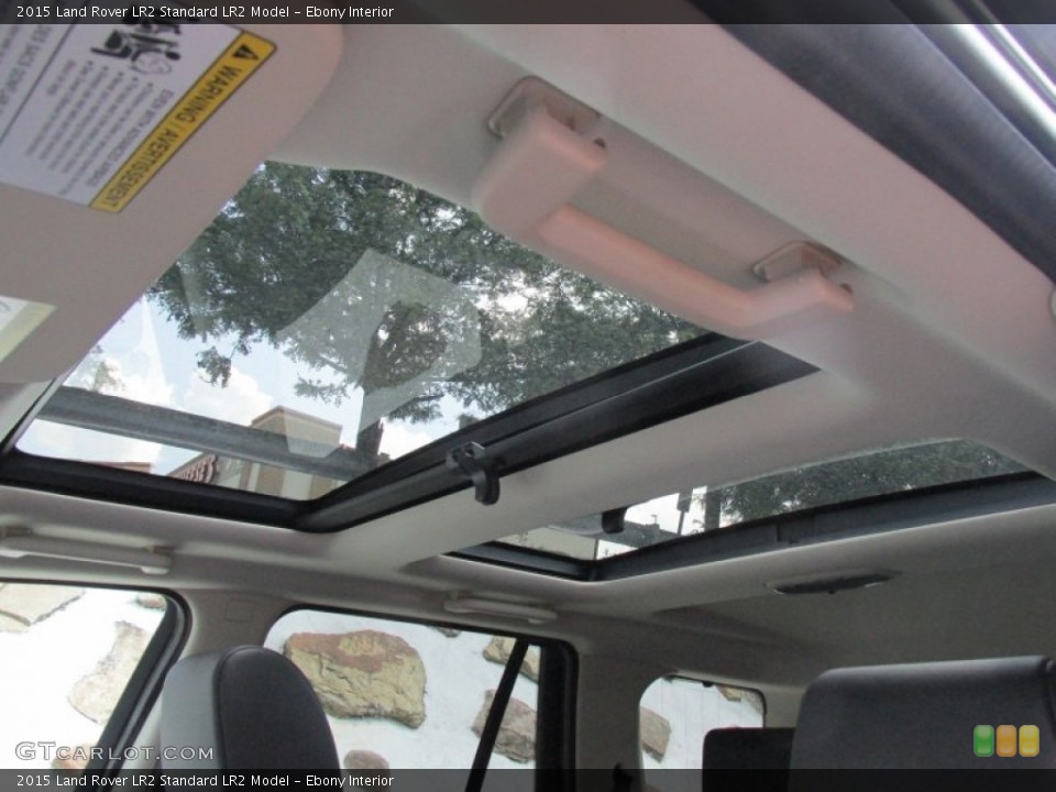 Ebony Interior Sunroof for the 2015 Land Rover LR2  #96482380