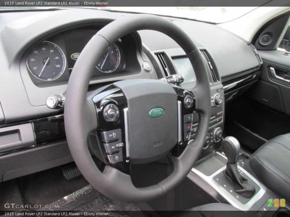 Ebony Interior Steering Wheel for the 2015 Land Rover LR2  #96482449