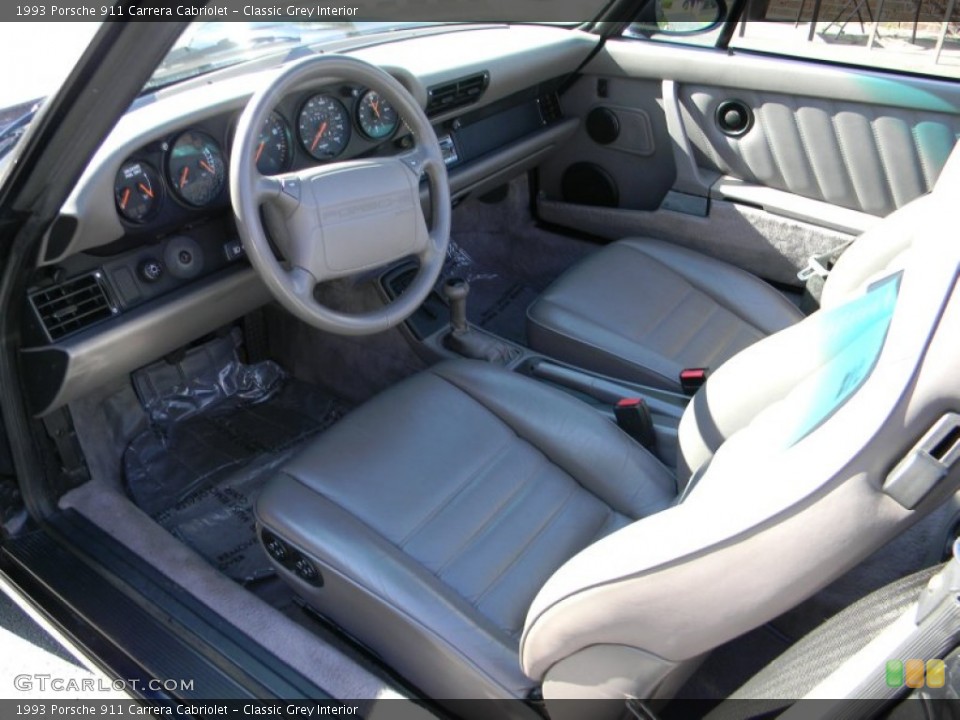 Classic Grey Interior Prime Interior for the 1993 Porsche 911 Carrera Cabriolet #96482866