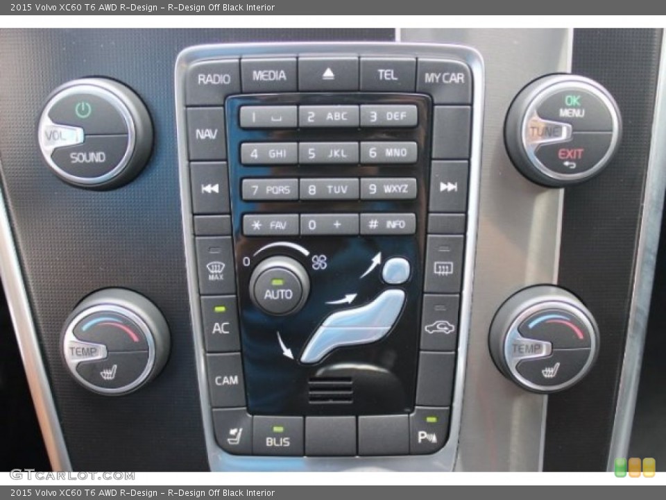 R-Design Off Black Interior Controls for the 2015 Volvo XC60 T6 AWD R-Design #96489559