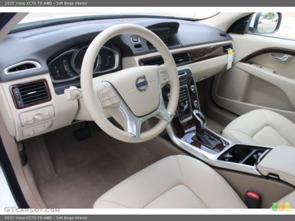 Soft Beige Interior Prime Interior for the 2015 Volvo XC70 T6 AWD #96492358