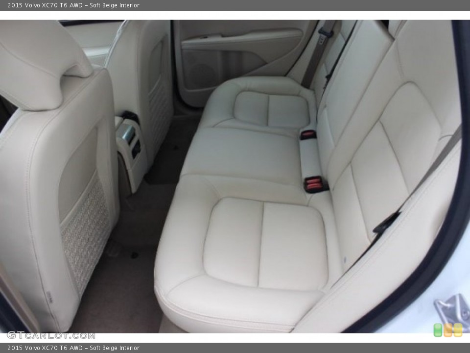 Soft Beige Interior Rear Seat for the 2015 Volvo XC70 T6 AWD #96492646