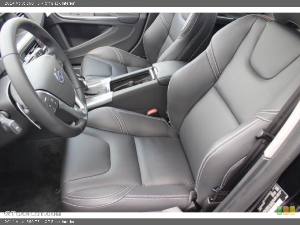 Off Black Interior Front Seat for the 2014 Volvo S60 T5 #96493660