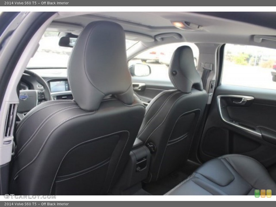 Off Black Interior Rear Seat for the 2014 Volvo S60 T5 #96493942