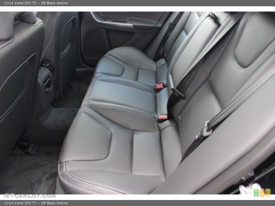 Off Black Interior Rear Seat for the 2014 Volvo S60 T5 #96493963