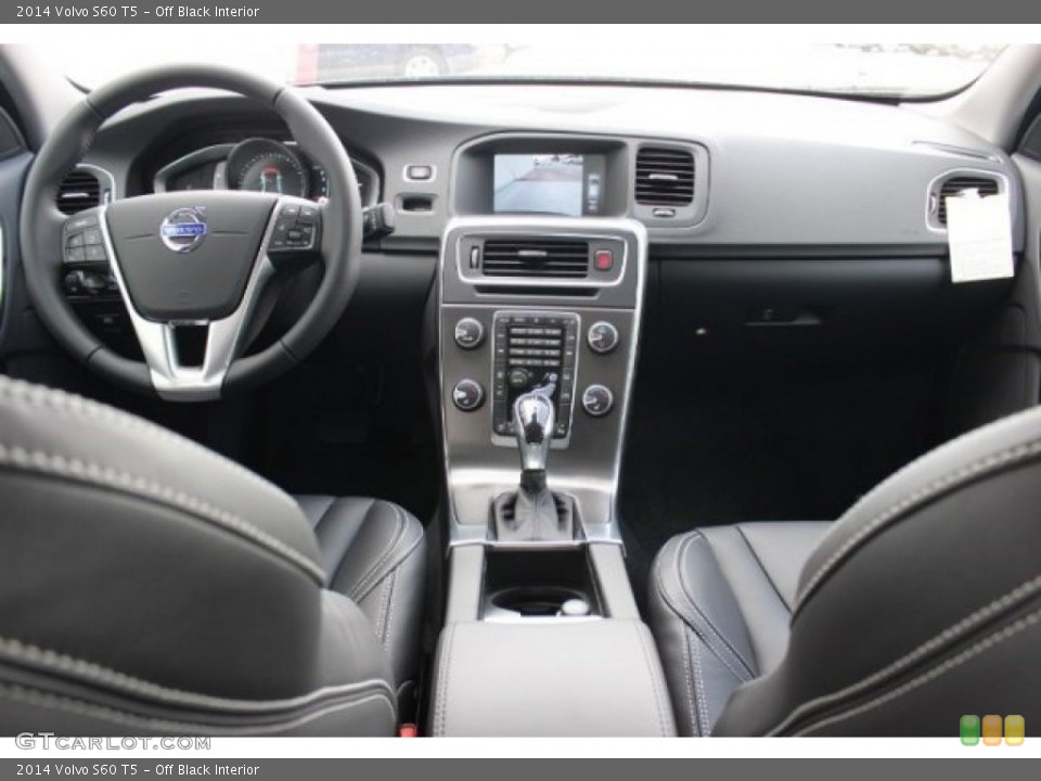 Off Black Interior Dashboard For The 2014 Volvo S60 T5