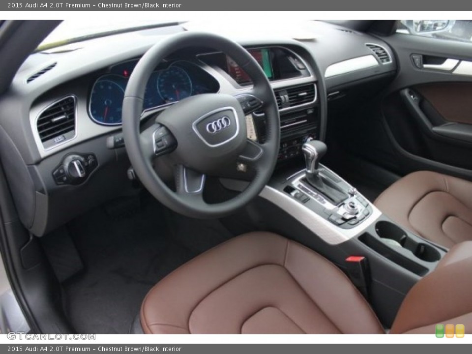 Chestnut Brown/Black Interior Photo for the 2015 Audi A4 2.0T Premium #96500904