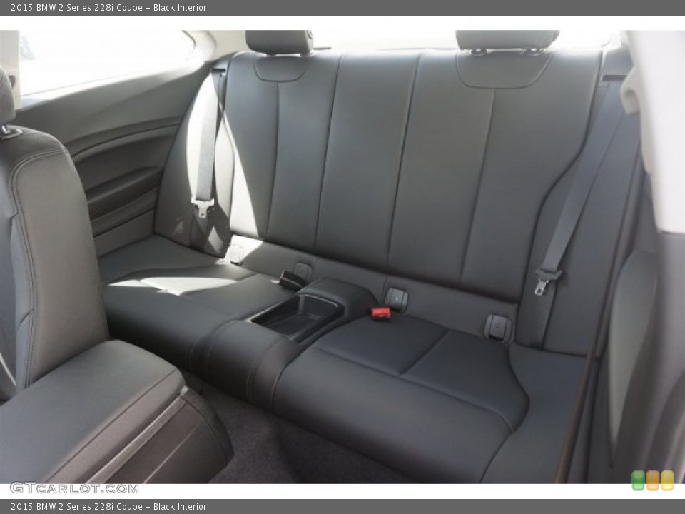 Black Interior Rear Seat for the 2015 BMW 2 Series 228i Coupe #96507205