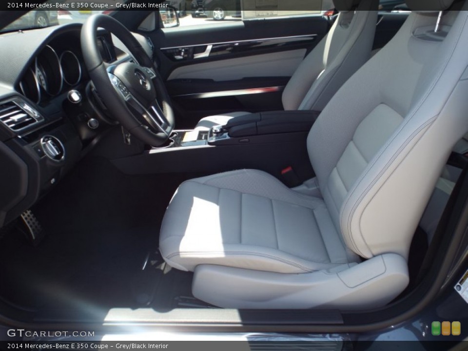 Grey/Black Interior Photo for the 2014 Mercedes-Benz E 350 Coupe #96524844
