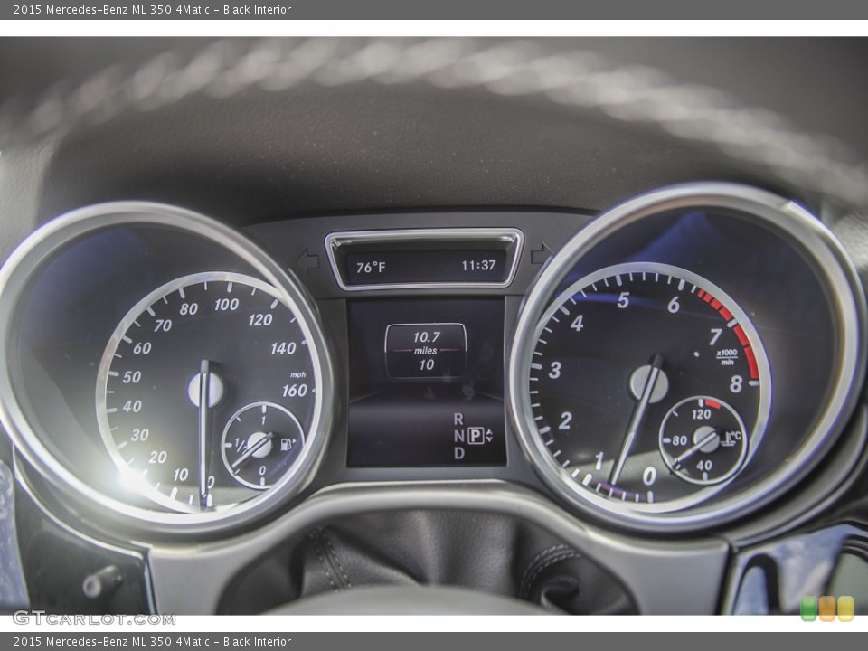 Black Interior Gauges for the 2015 Mercedes-Benz ML 350 4Matic #96528315