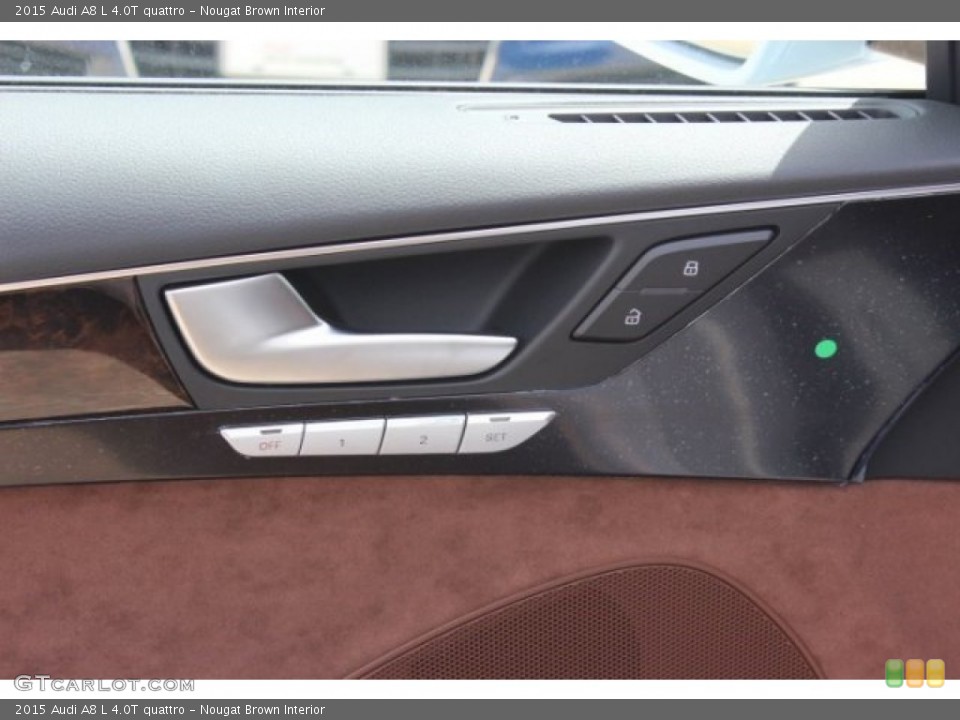 Nougat Brown Interior Controls for the 2015 Audi A8 L 4.0T quattro #96532143
