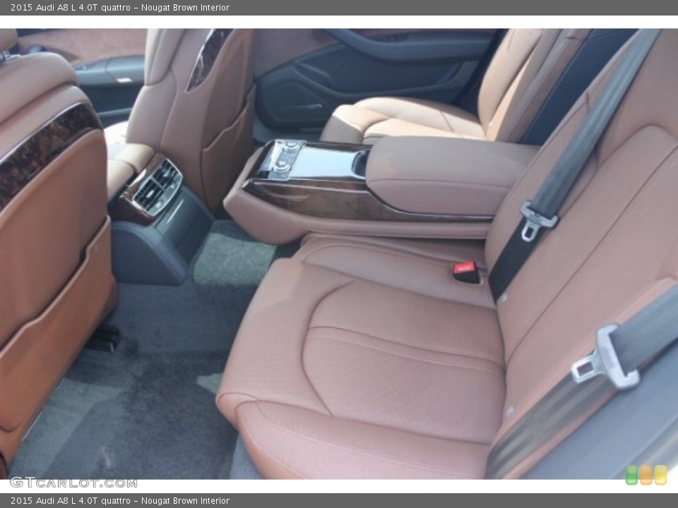 Nougat Brown Interior Rear Seat for the 2015 Audi A8 L 4.0T quattro #96532488