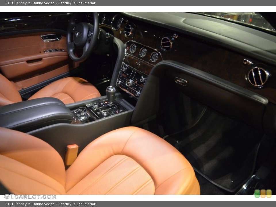 Saddle/Beluga Interior Photo for the 2011 Bentley Mulsanne Sedan #96532509
