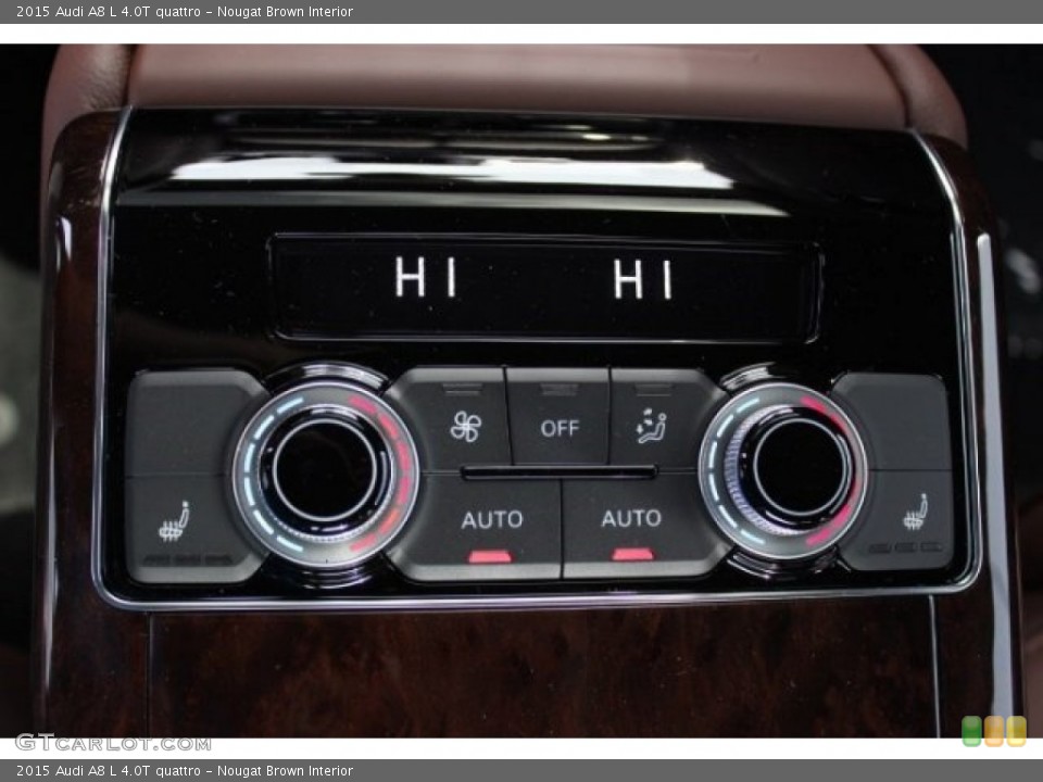 Nougat Brown Interior Controls for the 2015 Audi A8 L 4.0T quattro #96532521