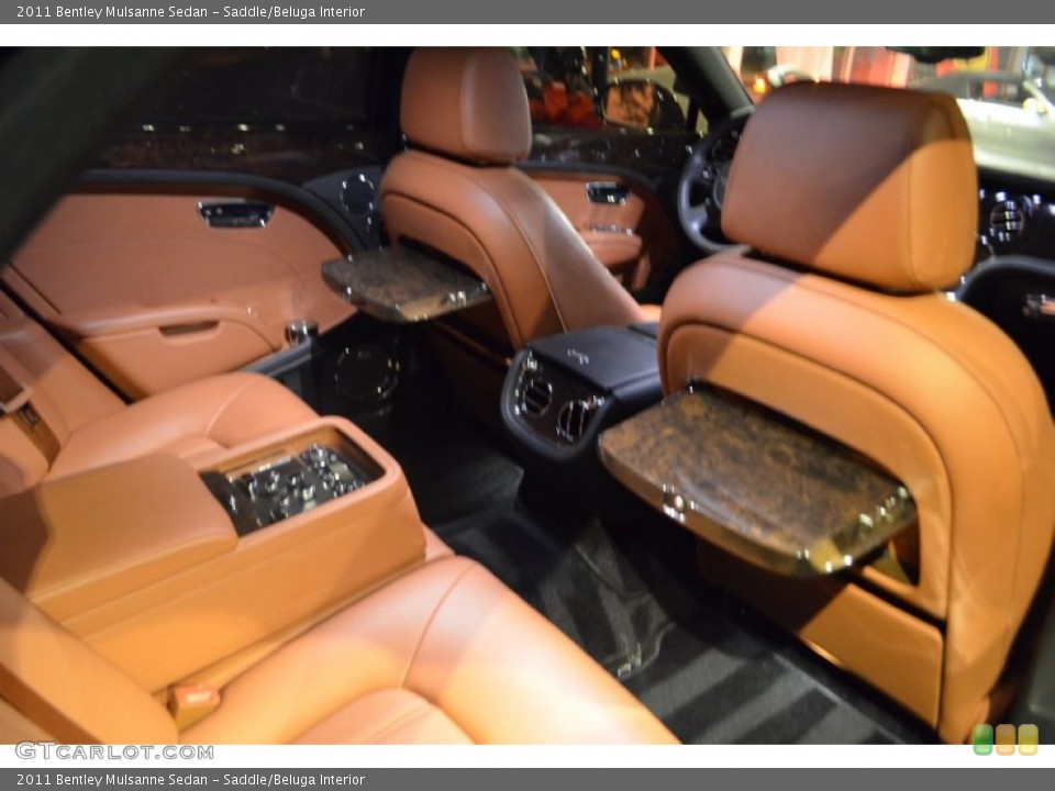 Saddle/Beluga Interior Photo for the 2011 Bentley Mulsanne Sedan #96532602