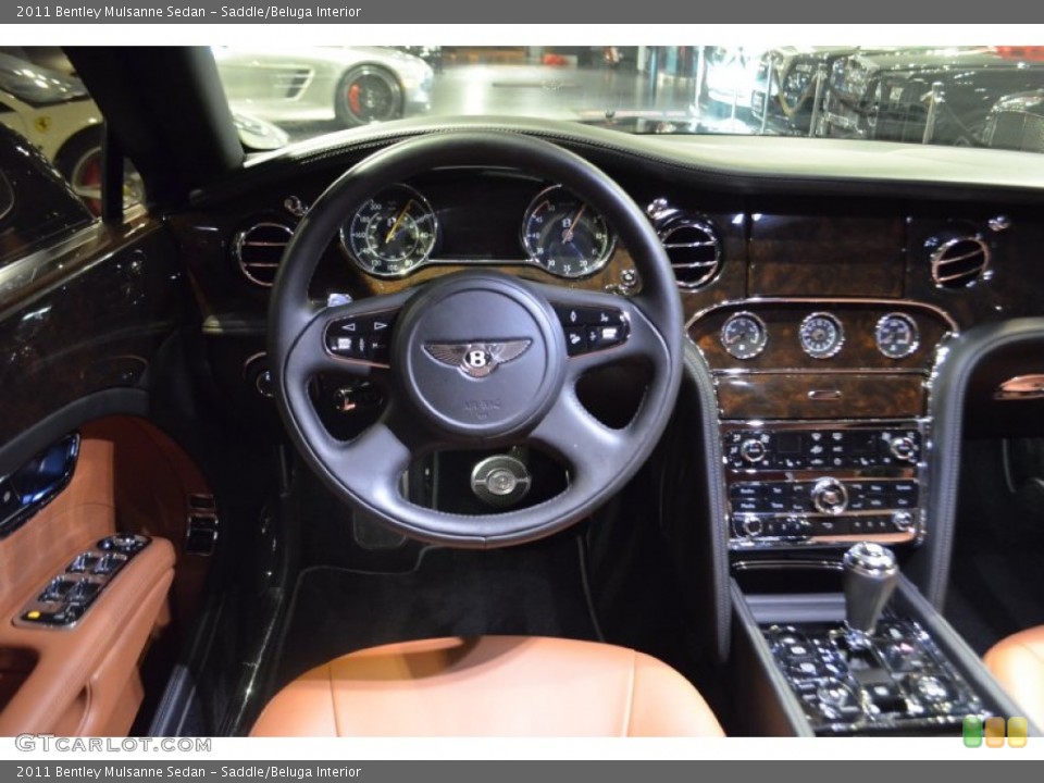Saddle/Beluga Interior Dashboard for the 2011 Bentley Mulsanne Sedan #96532638
