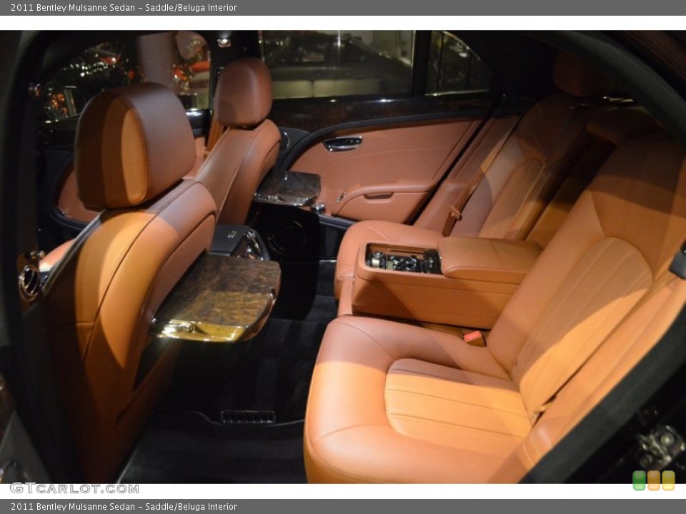 Saddle/Beluga Interior Rear Seat for the 2011 Bentley Mulsanne Sedan #96532713