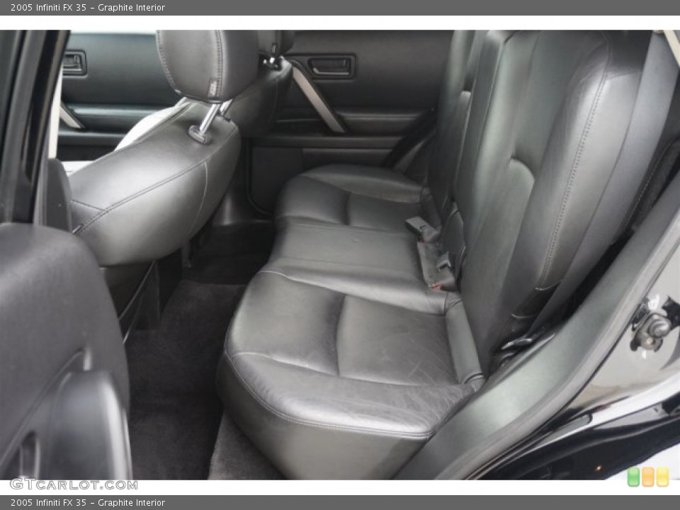 Graphite Interior Rear Seat for the 2005 Infiniti FX 35 #96534231