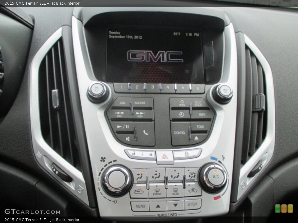 Jet Black Interior Controls for the 2015 GMC Terrain SLE #96535602