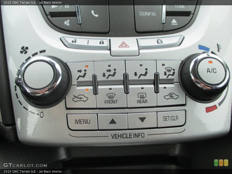 Jet Black Interior Controls for the 2015 GMC Terrain SLE #96535668