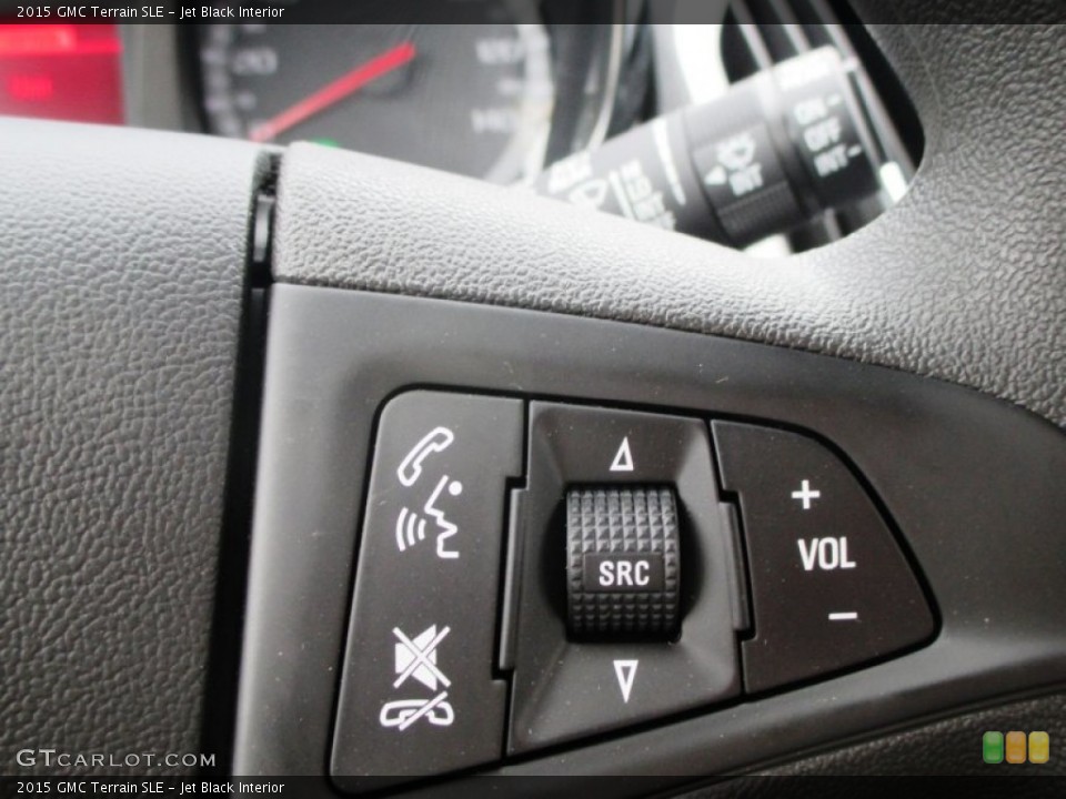 Jet Black Interior Controls for the 2015 GMC Terrain SLE #96535695