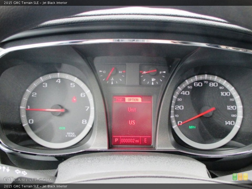 Jet Black Interior Gauges for the 2015 GMC Terrain SLE #96535722