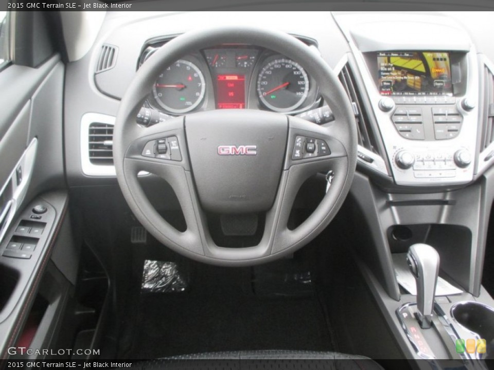 Jet Black Interior Steering Wheel for the 2015 GMC Terrain SLE #96535776