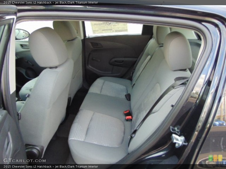 Jet Black/Dark Titanium Interior Rear Seat for the 2015 Chevrolet Sonic LS Hatchback #96537842