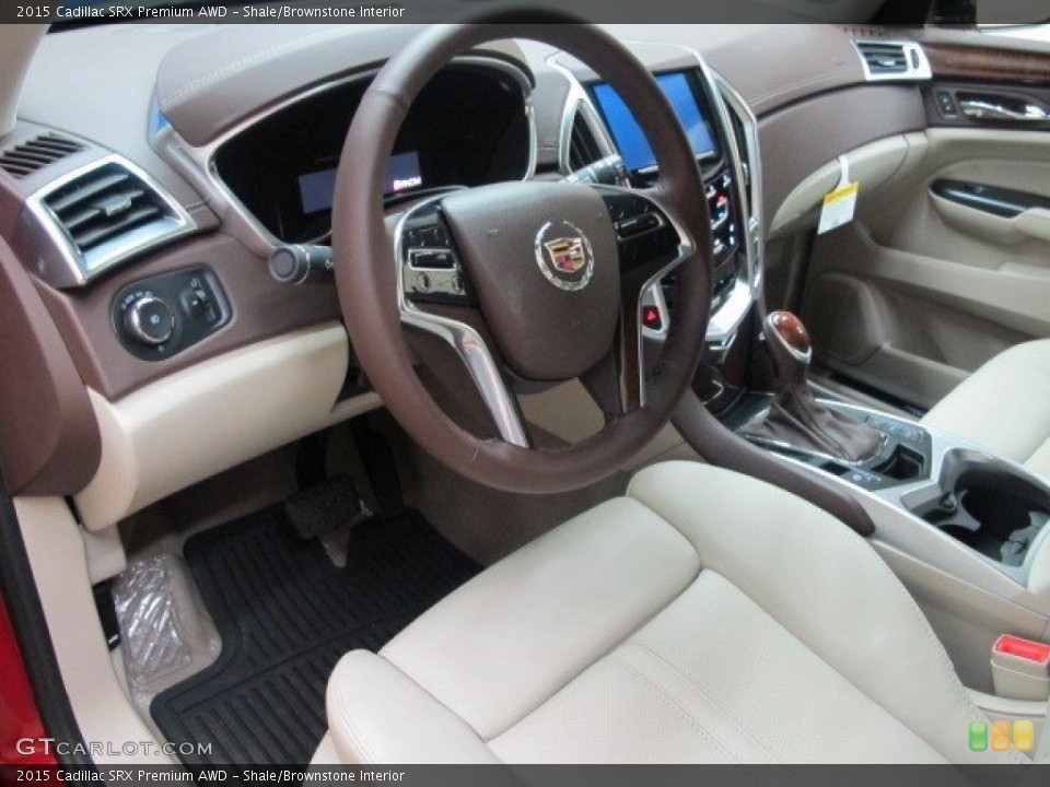 Shale/Brownstone 2015 Cadillac SRX Interiors
