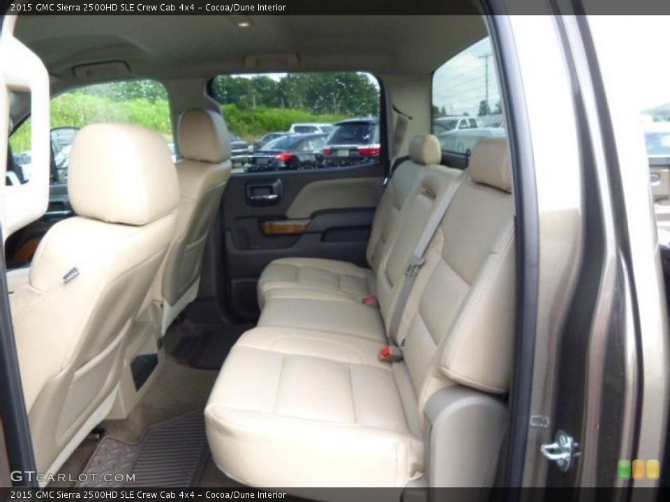 Cocoa/Dune Interior Rear Seat for the 2015 GMC Sierra 2500HD SLE Crew Cab 4x4 #96542527