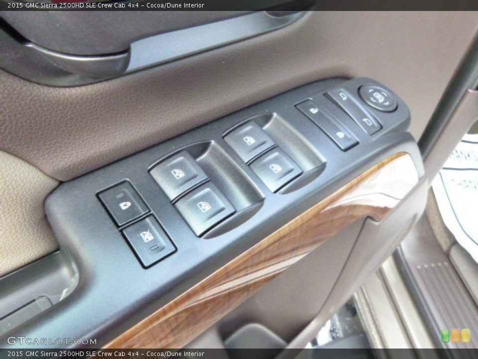 Cocoa/Dune Interior Controls for the 2015 GMC Sierra 2500HD SLE Crew Cab 4x4 #96542572