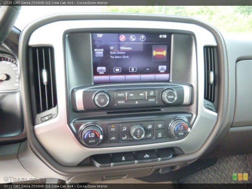 Cocoa/Dune Interior Controls for the 2015 GMC Sierra 2500HD SLE Crew Cab 4x4 #96542581