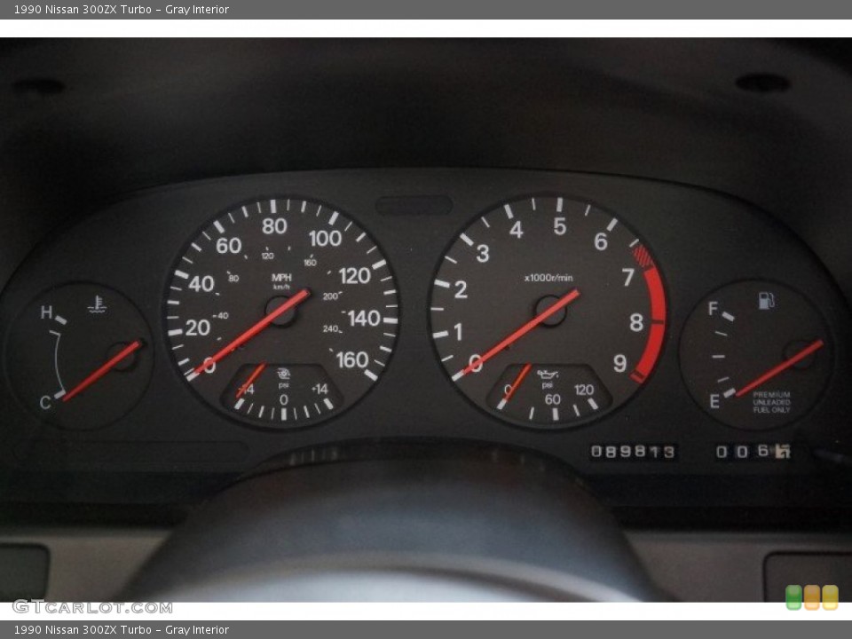 Gray Interior Gauges for the 1990 Nissan 300ZX Turbo #96544086