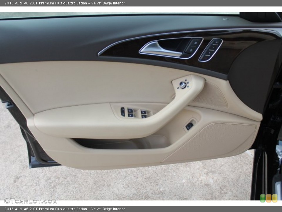 Velvet Beige Interior Door Panel for the 2015 Audi A6 2.0T Premium Plus quattro Sedan #96546644